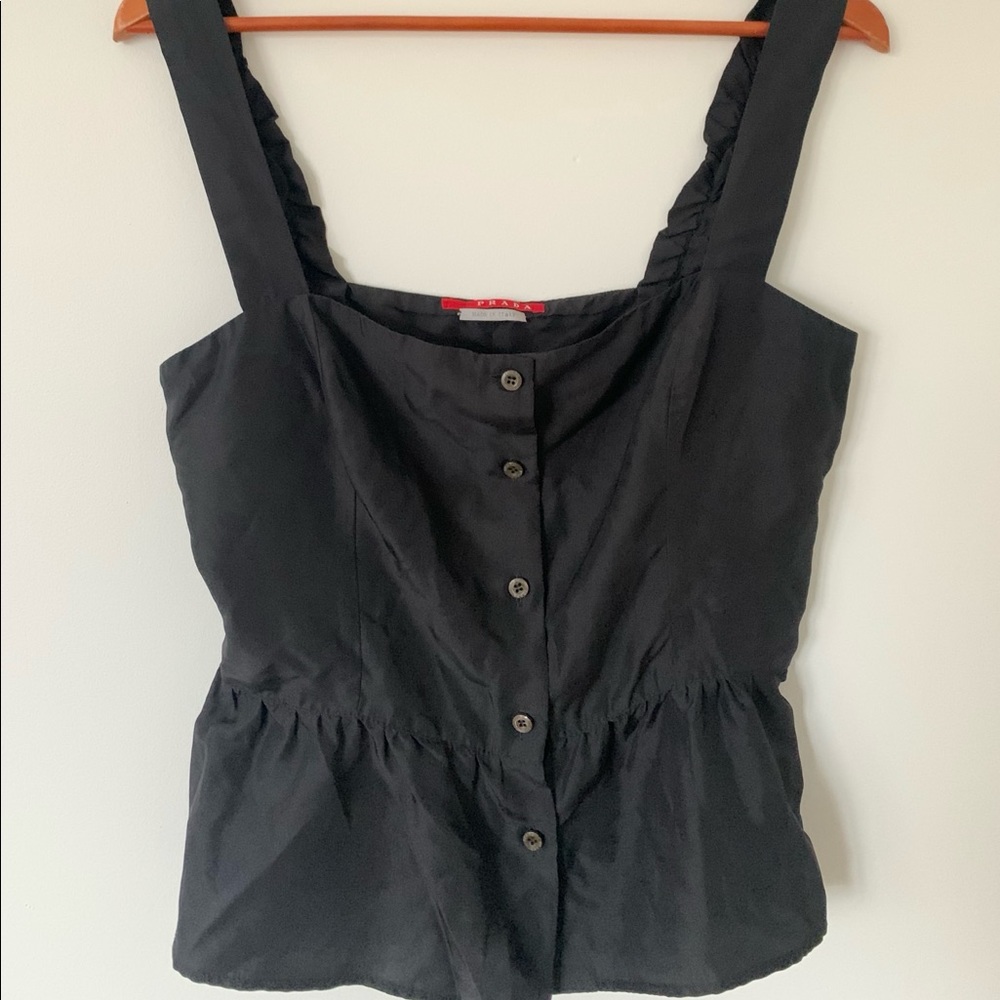 Prada Linea Rossa Silk Top